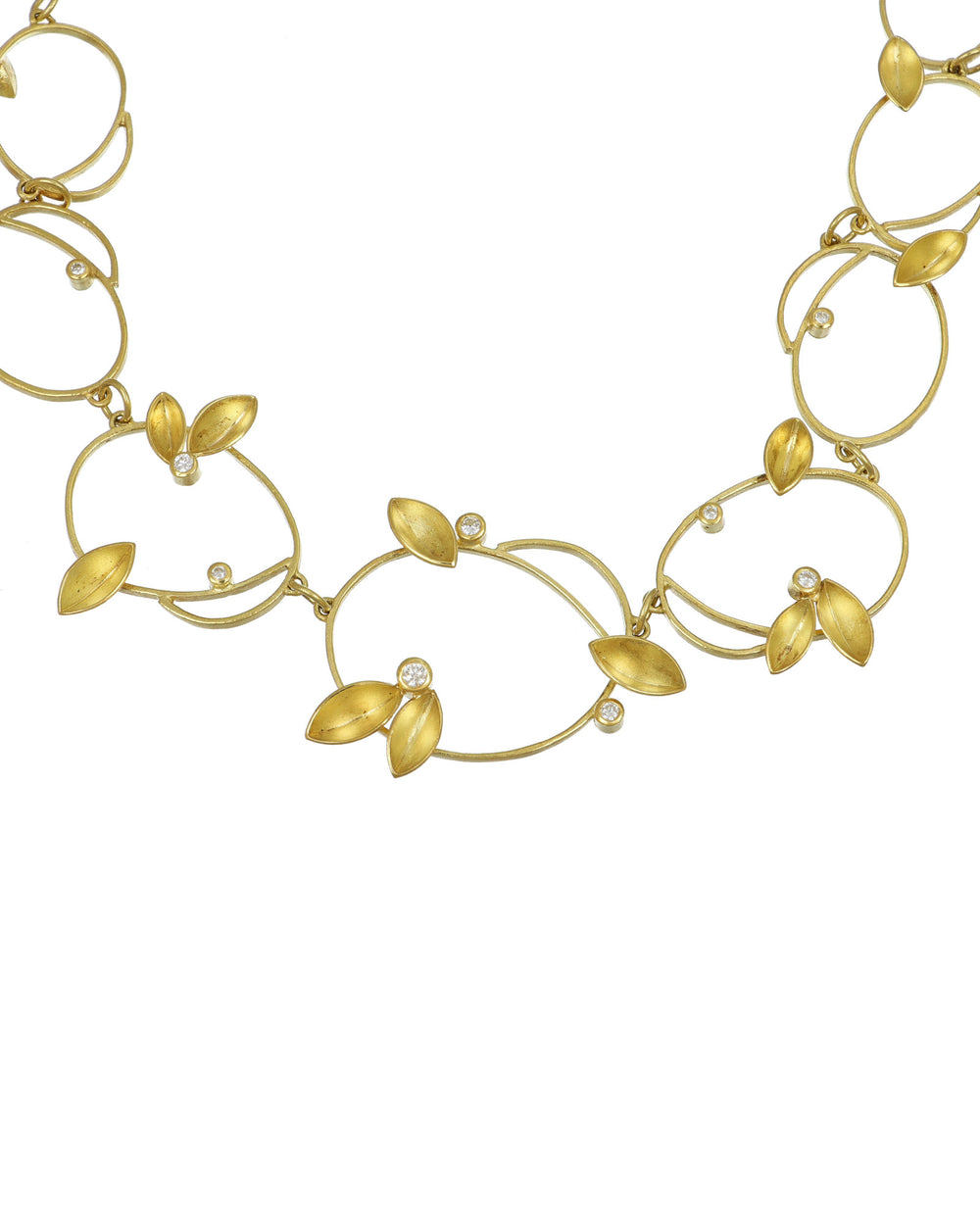 Twirling Leaves Necklace