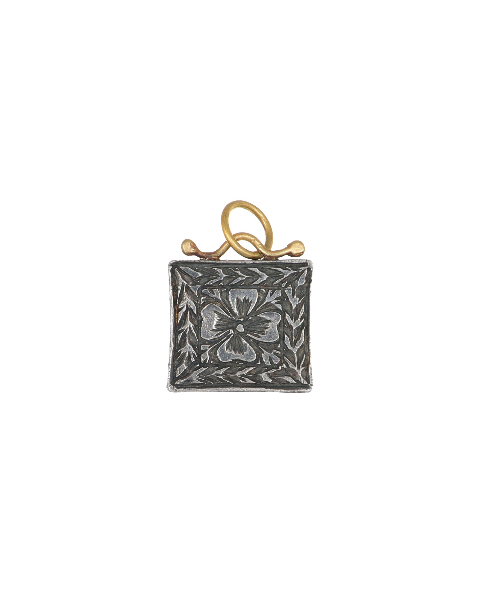 Square Fish Pendant