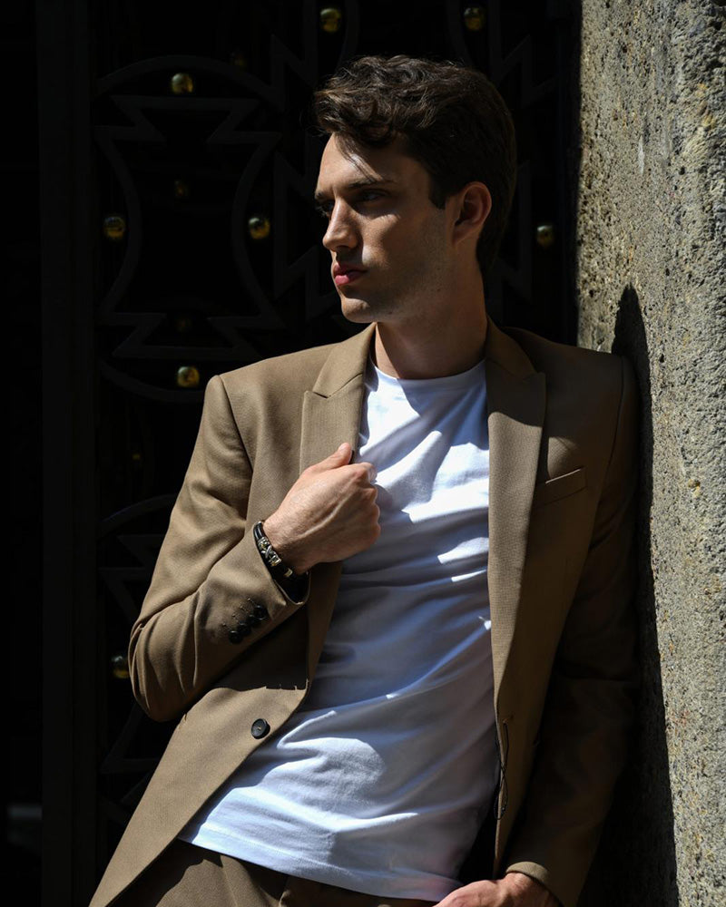 Two strand leather bracelet