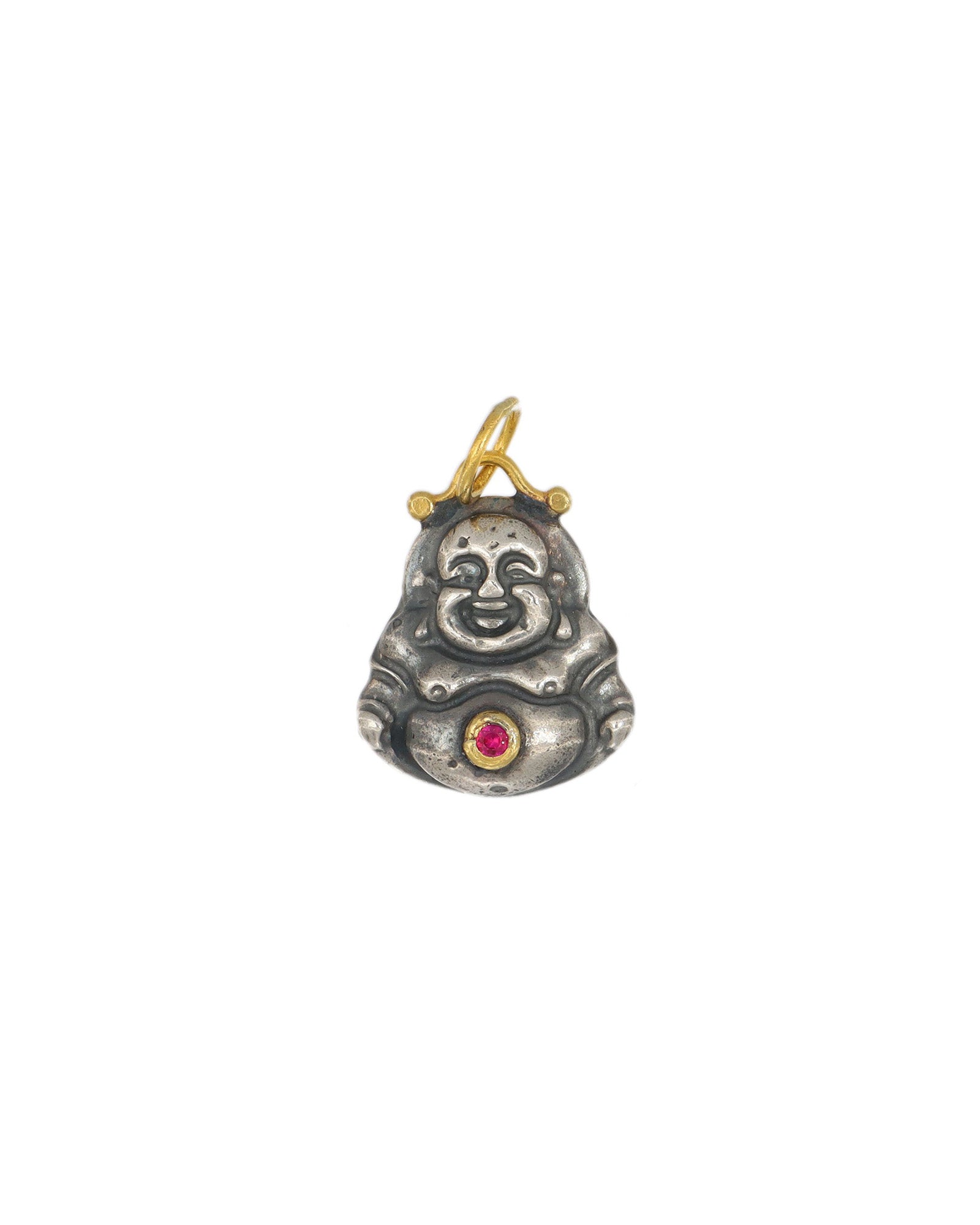 Gold and silver Buddha Pendant