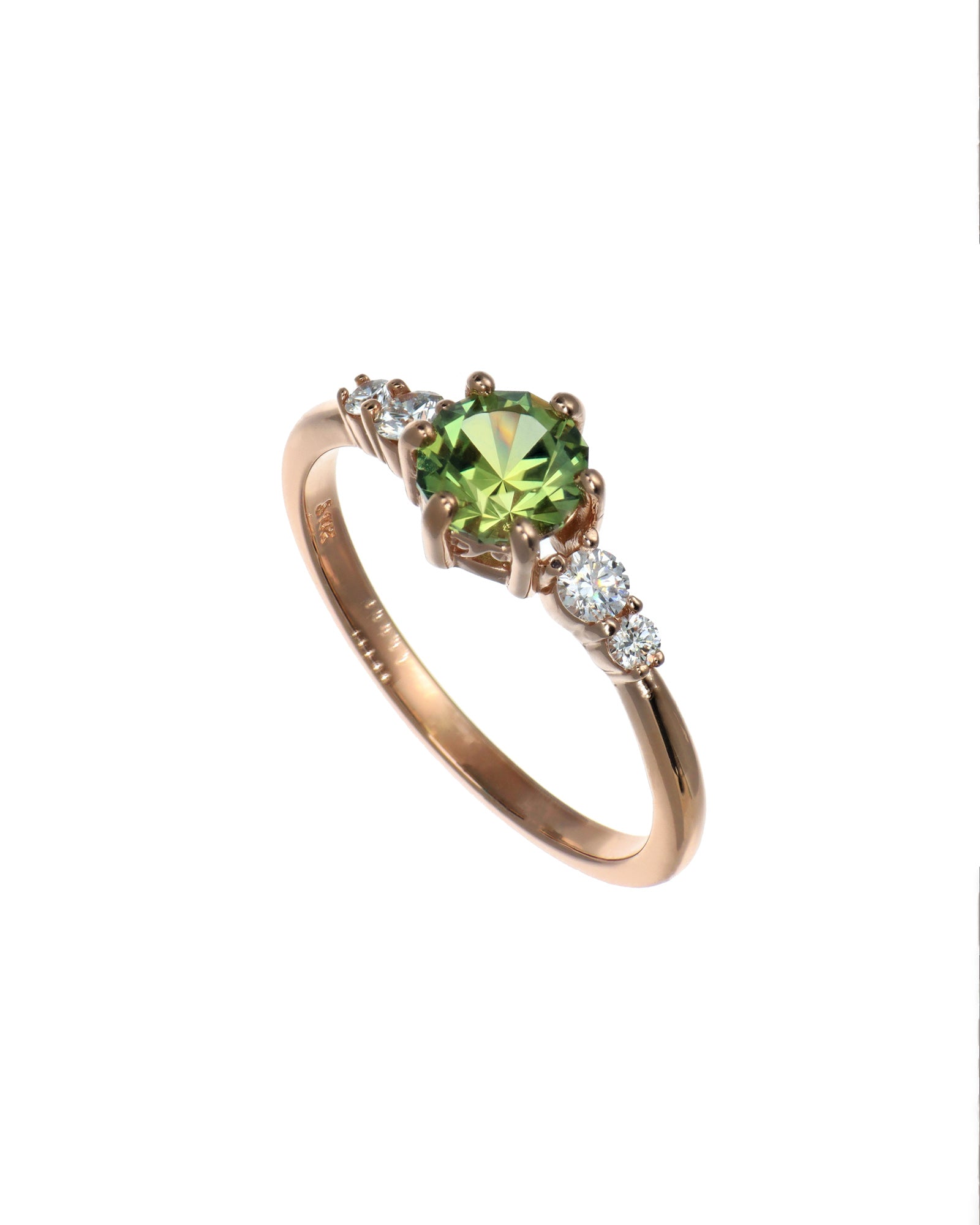 Green Montana Sapphire Ring