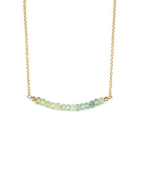 Montana sapphire bead necklace 