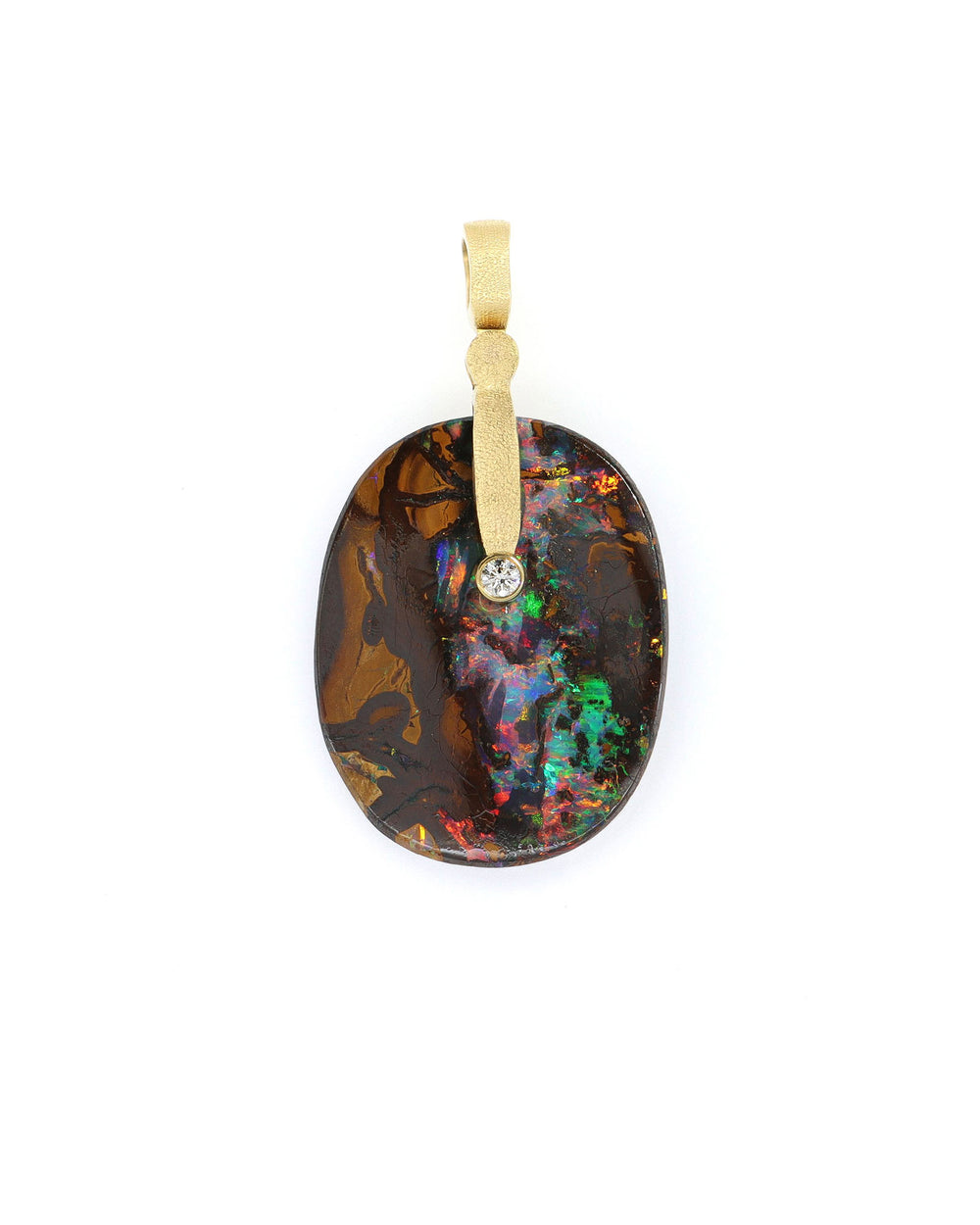 Boulder Opal Sticks & Stones Pendant