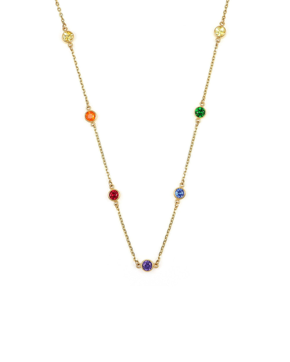 Rainbow Station necklace