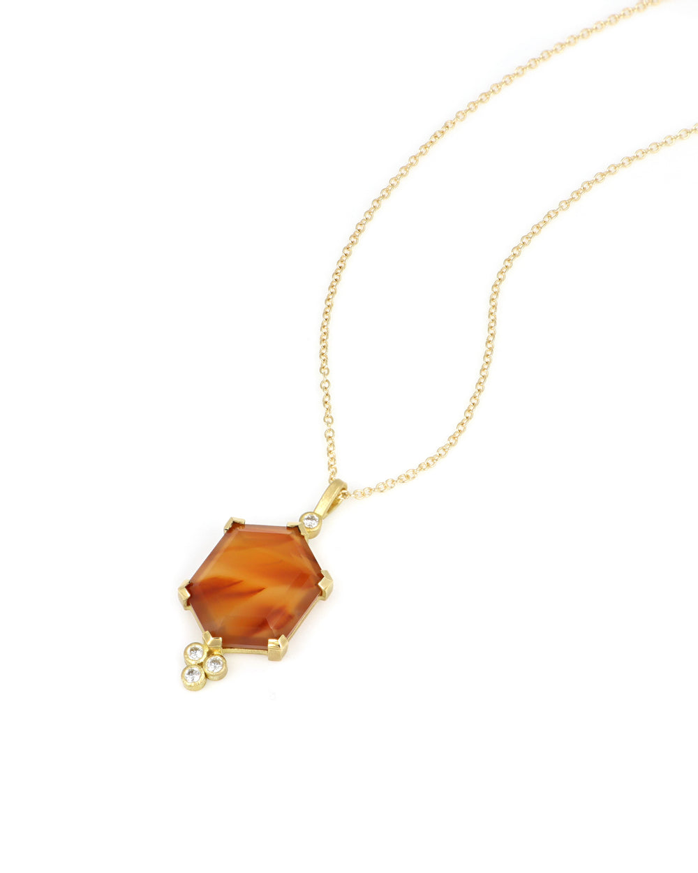 Amber Montana Agate Necklace