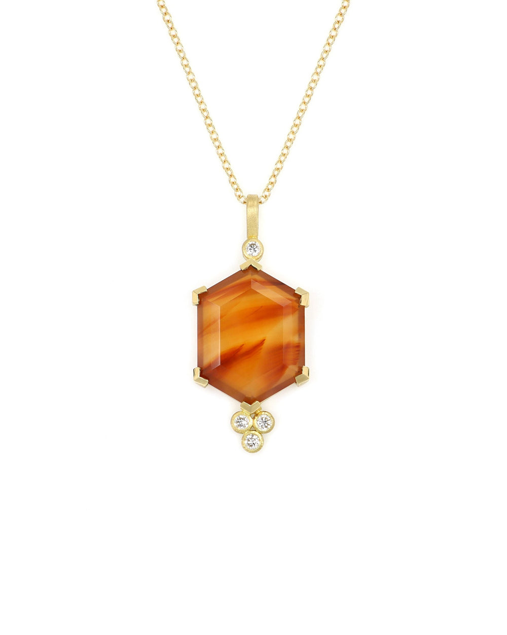 Amber Montana Agate Necklace