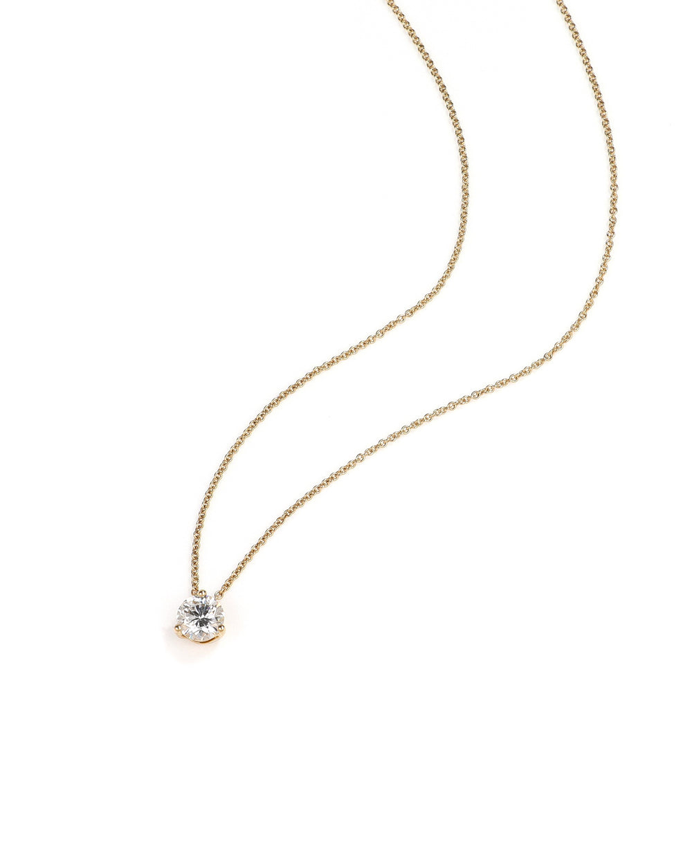 Solitaire Lab Diamond Pendant