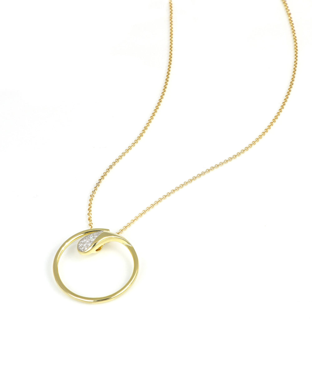 Pave Diamond Bypass Pendant