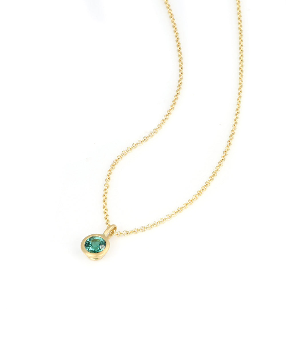 Green Tourmaline Charm