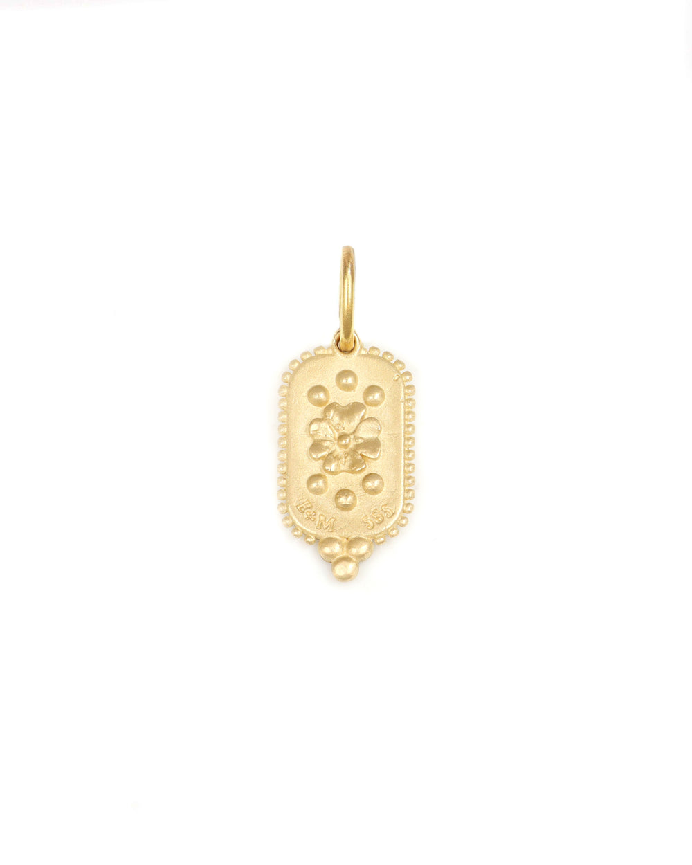 Diamond Dainty Tree Frog & Flowers Charm