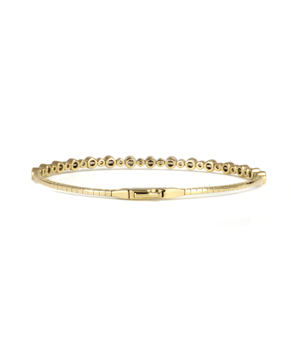 1.23ctw Half Set Lab Diamond Bangle