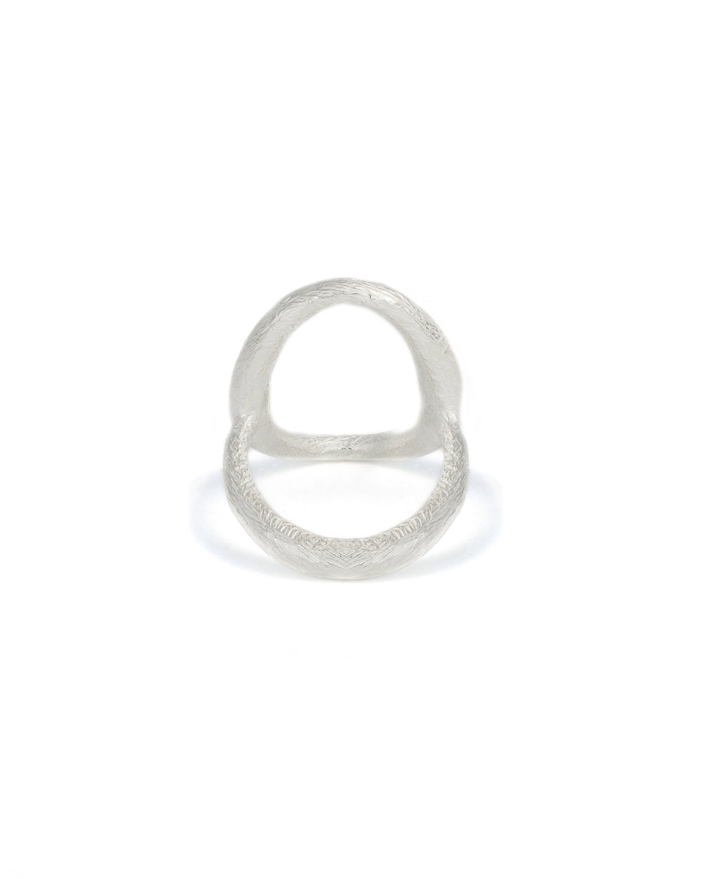 Small Tapered Open Oval Ring