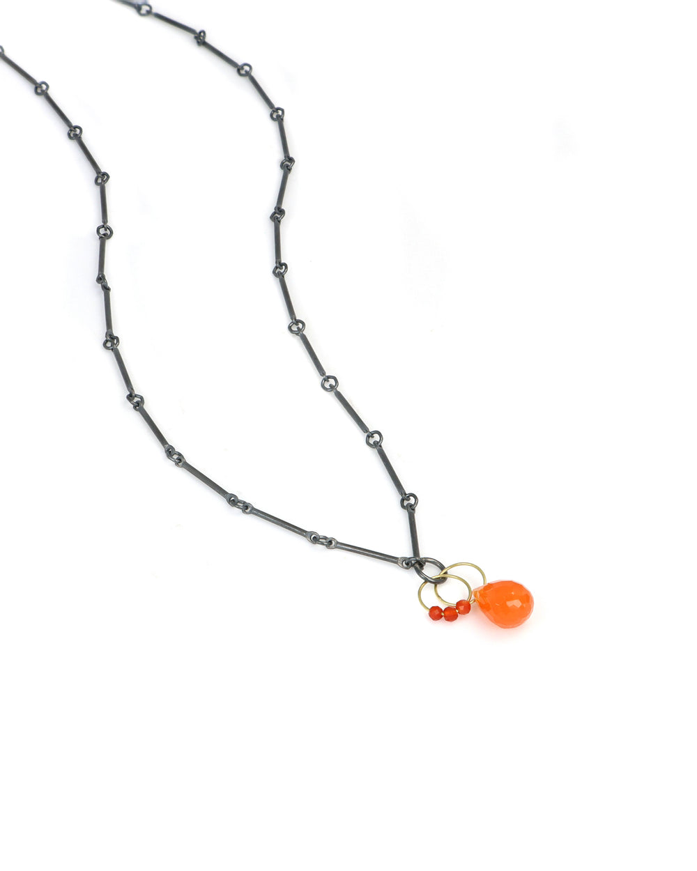 Carnelian Mini Tangle Necklace