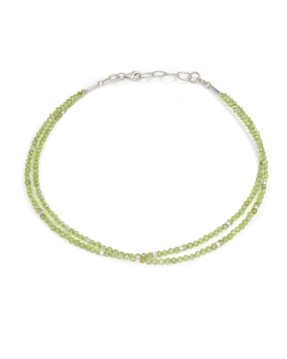 2 Strand Peridot Necklace
