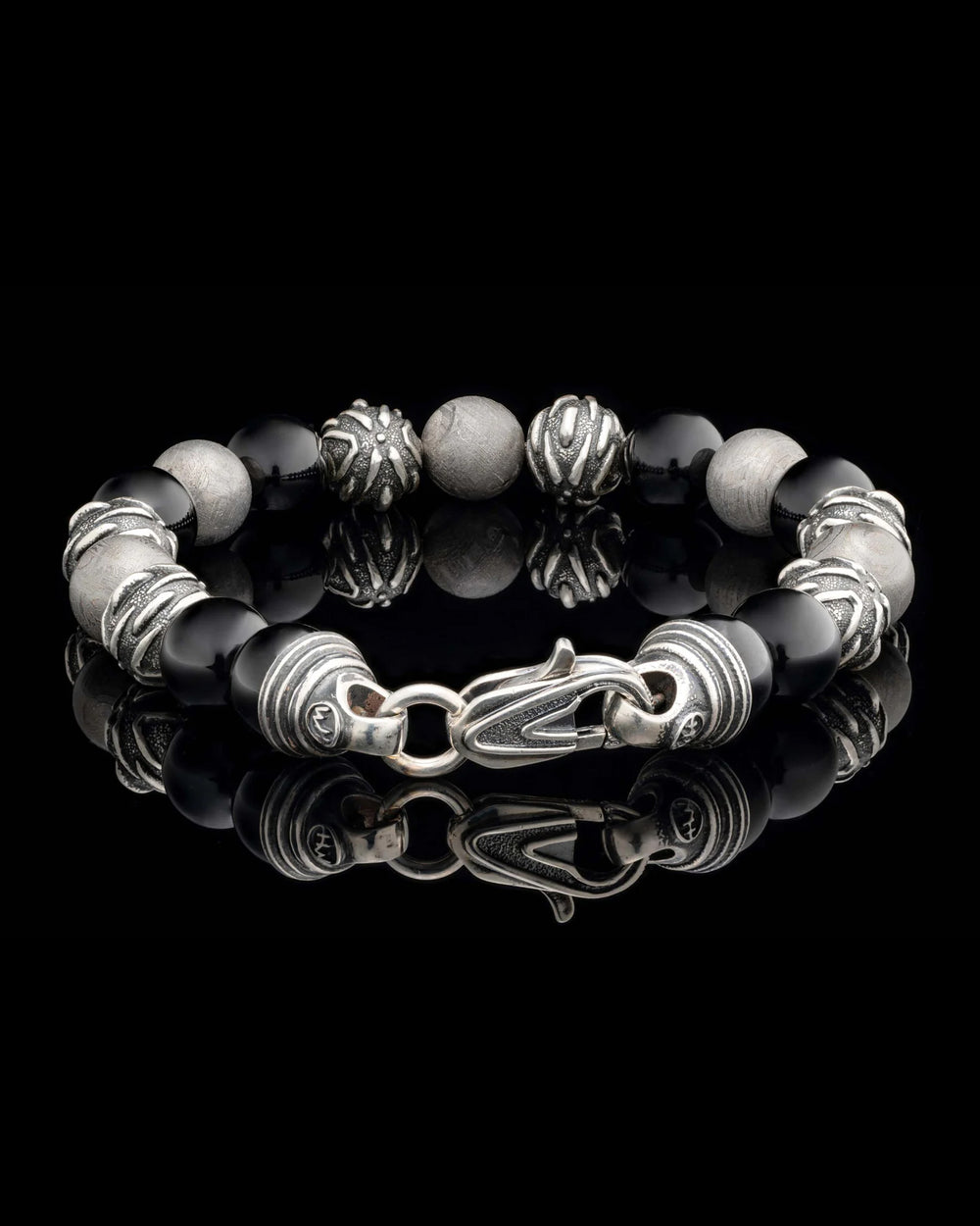 Archeon Onyx and Meteorite Bracelet