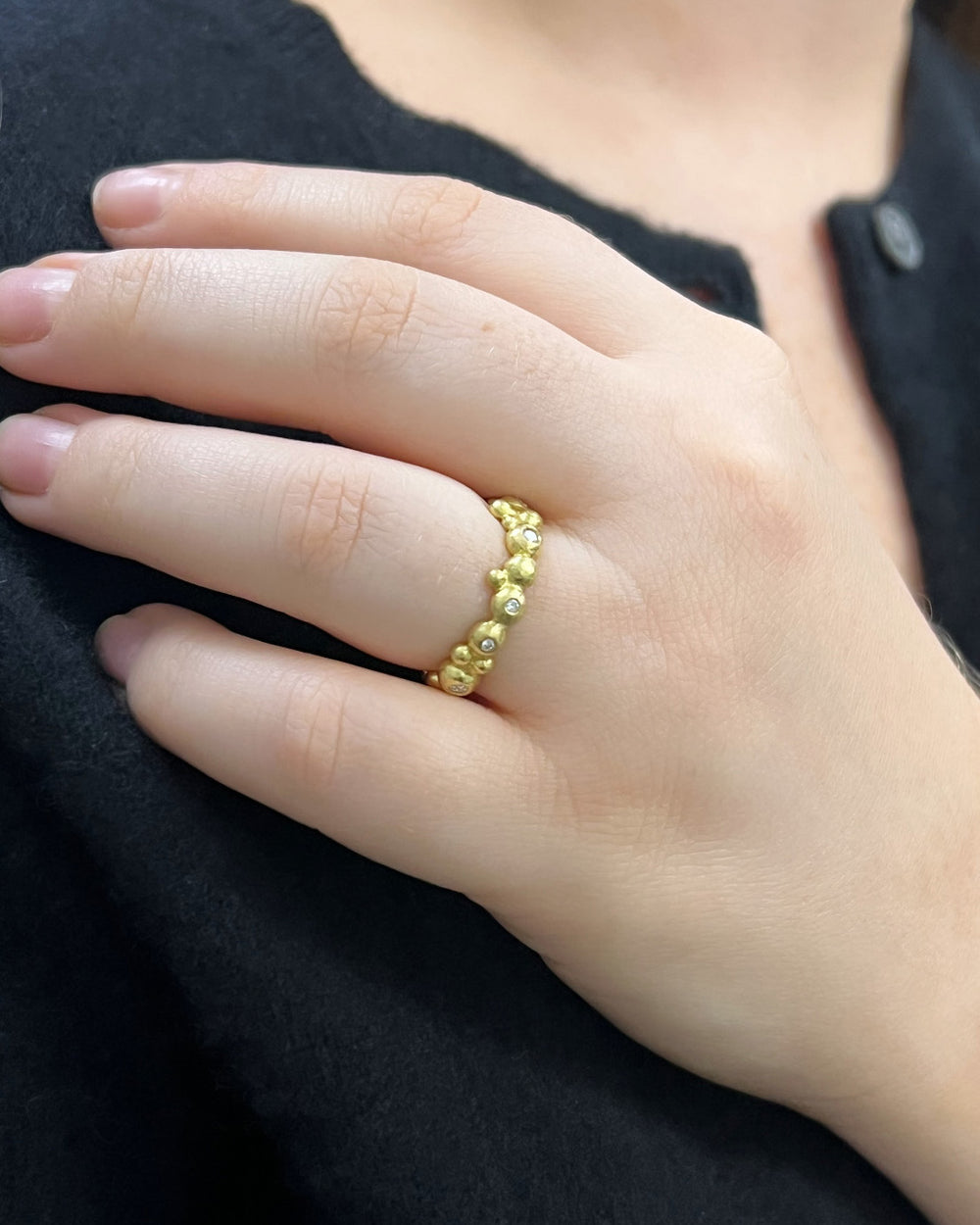 Bubble Diamond Band
