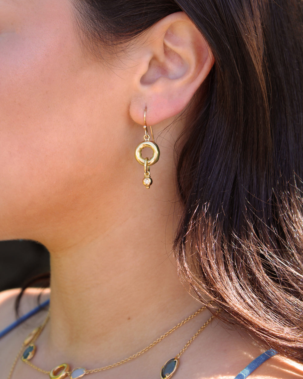 Gold Drop earrings