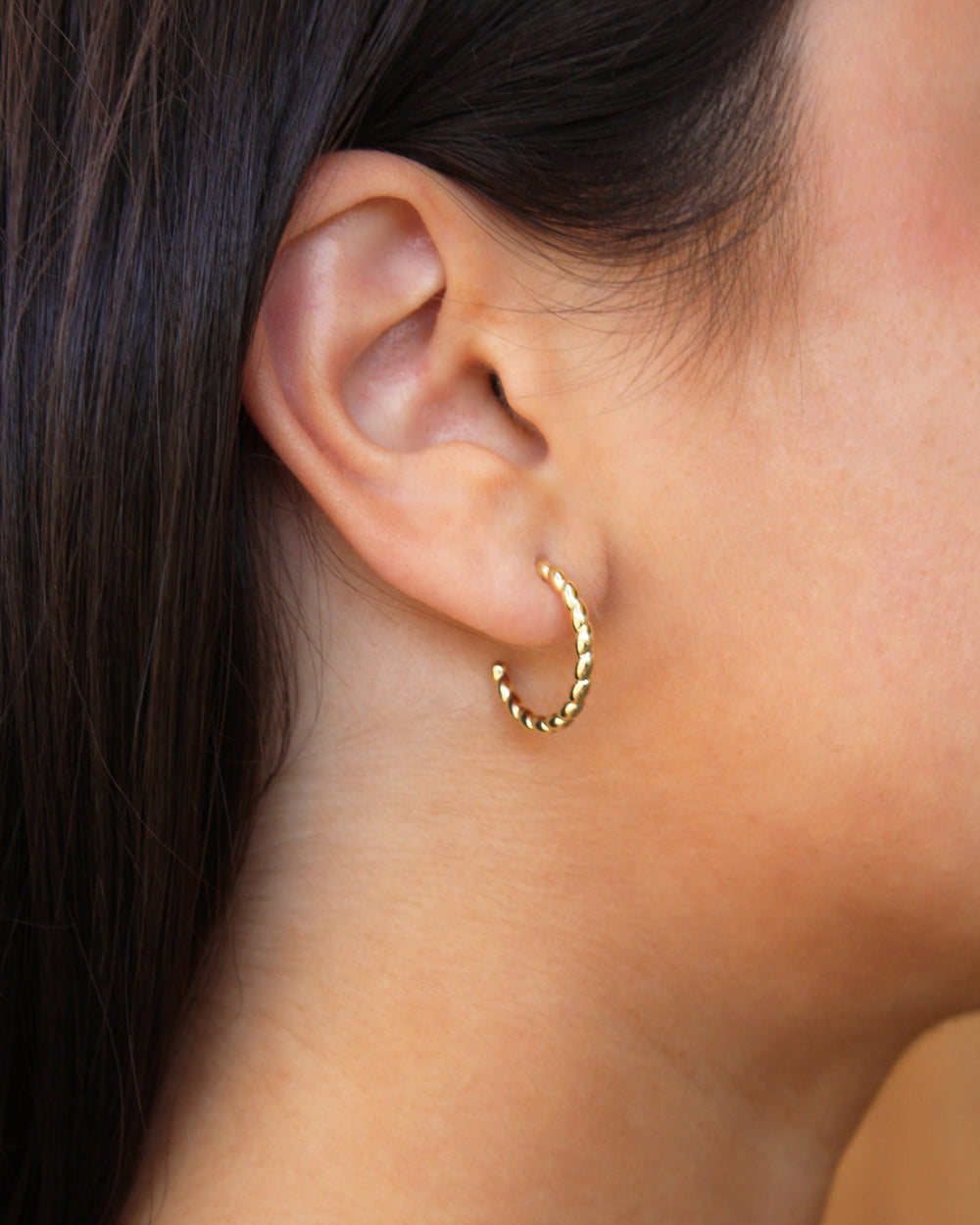 Rope Twist Hoops
