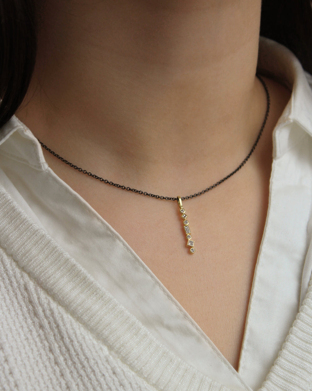 Diamond Confetti Necklace