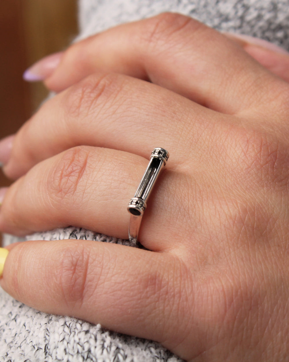 Silver Pipeline Ring