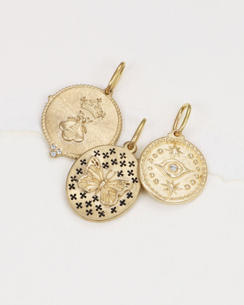 Diamond Evil Eye & Hamsa Charm