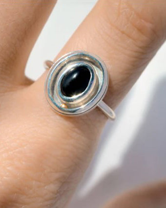Silver Orbit Ring