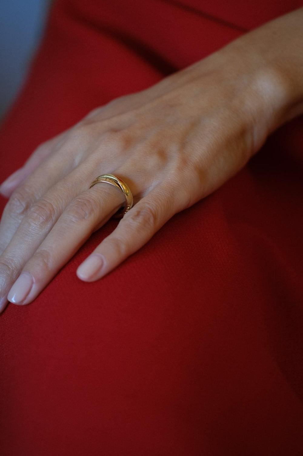 Two Tone Amore Mio ring