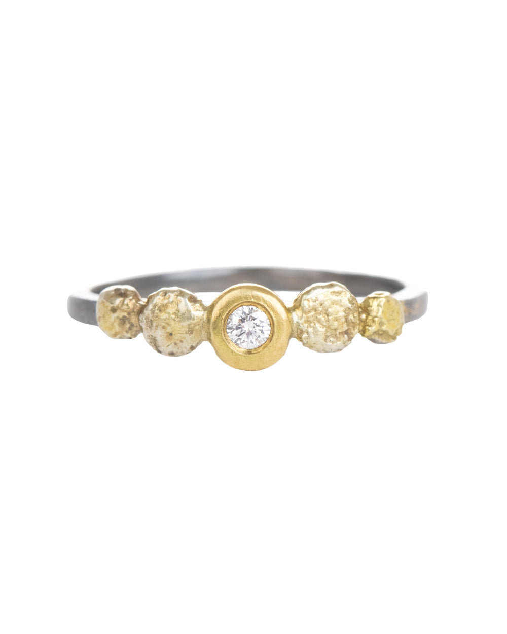 In Bloom Stacking Ring - 22k Dusted Blooms