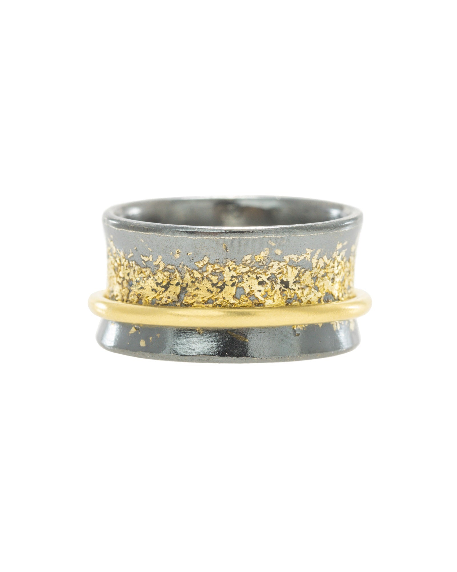 Dusted Spinner Ring