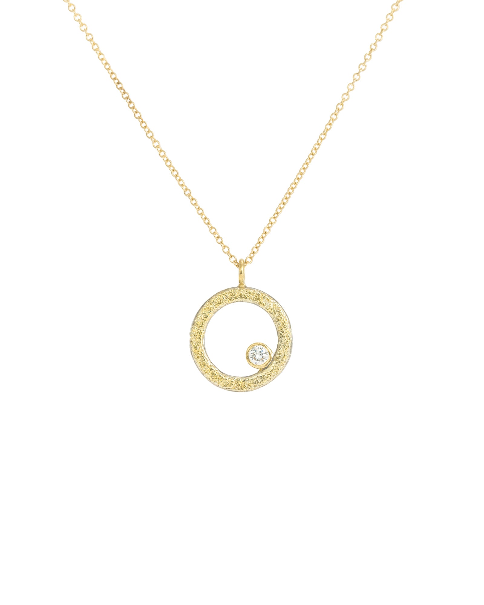Dusted + Diamond Orb Necklace