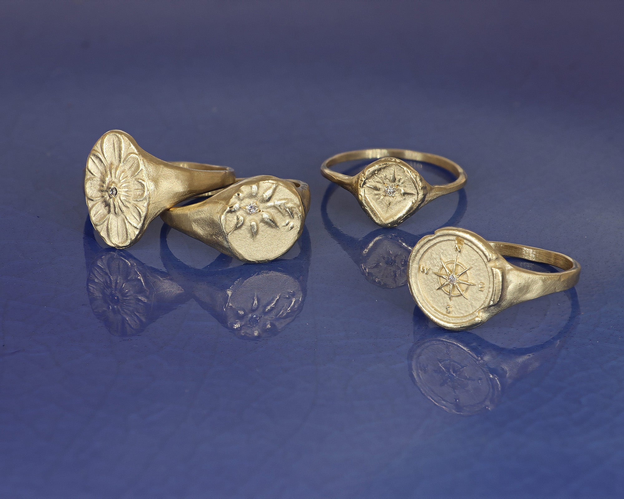 Signet Rings Gallery Signet Ring | Gold & Silver Signet Rings for Men & Women – Green Lake ...