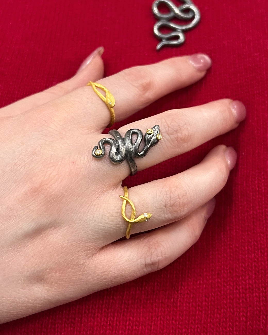 Silver Snake Ring