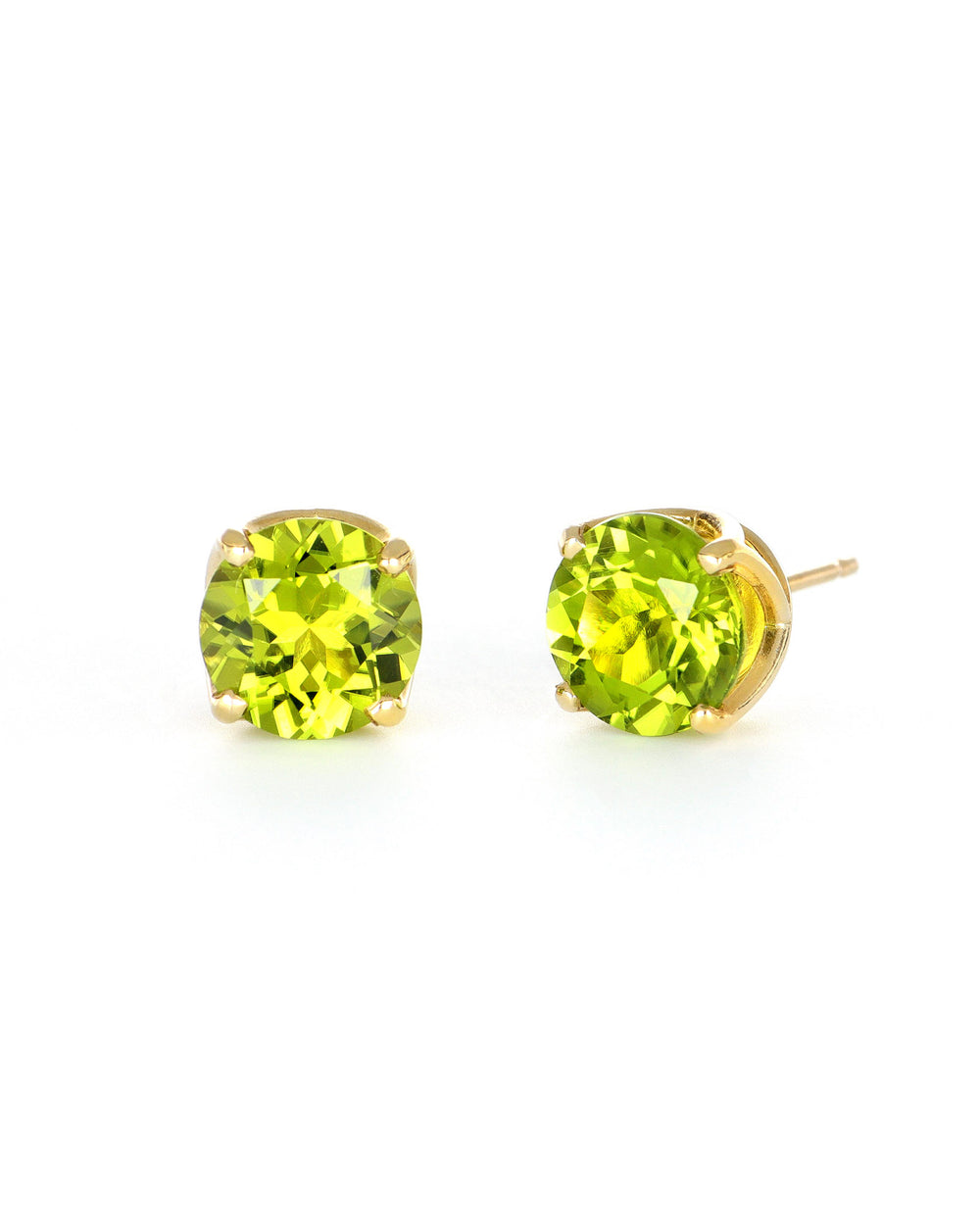 Peridot Stud Earrings