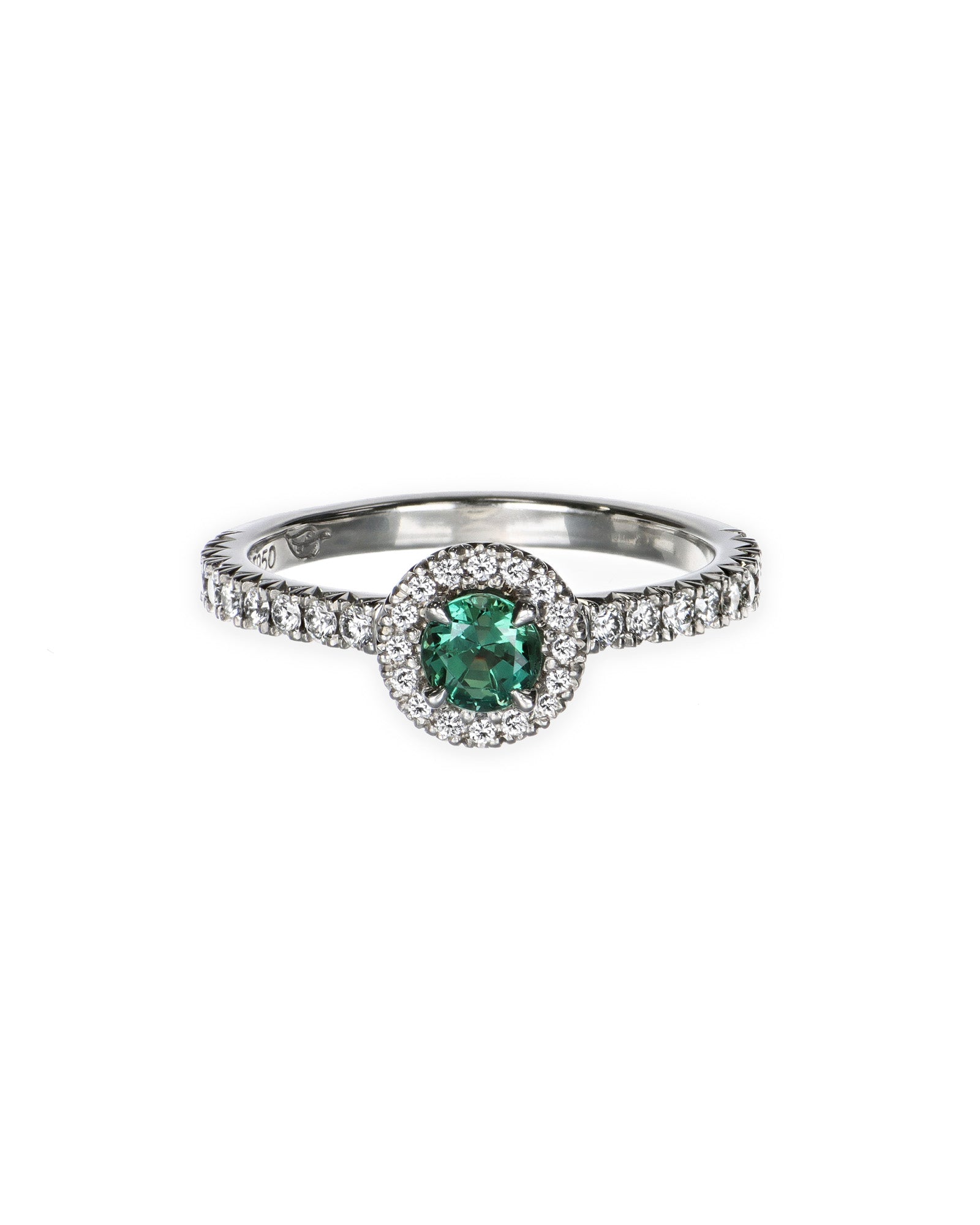 Alexandrite and Diamond Ring