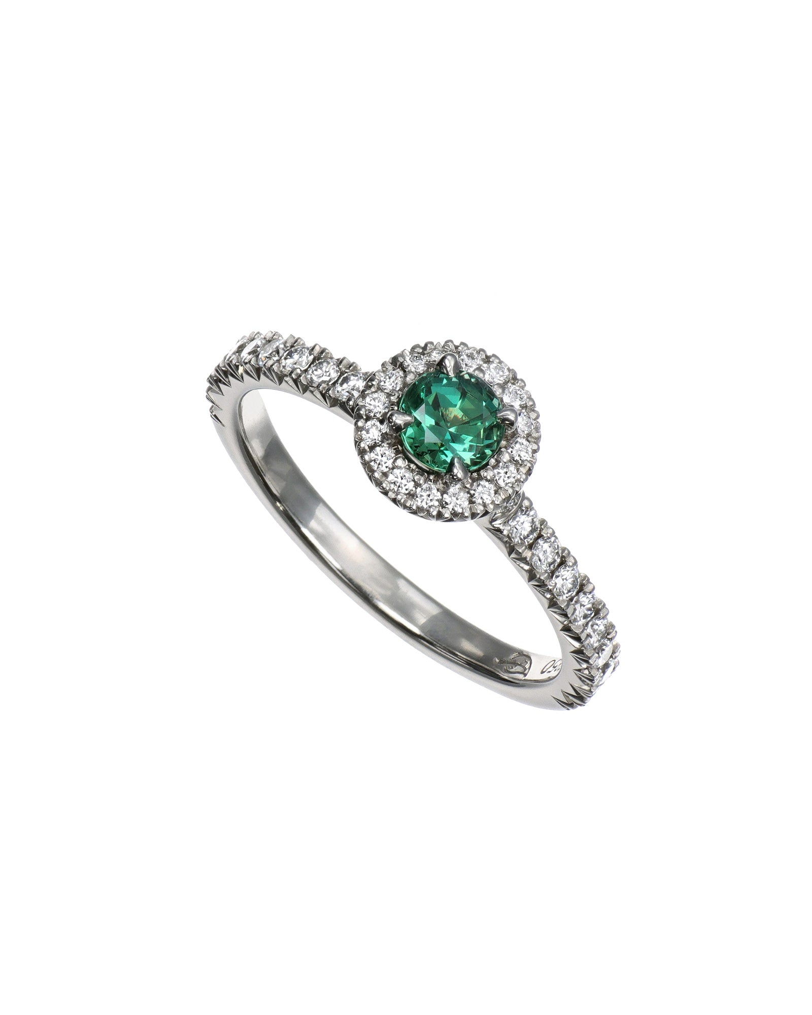 Alexandrite and Diamond Ring