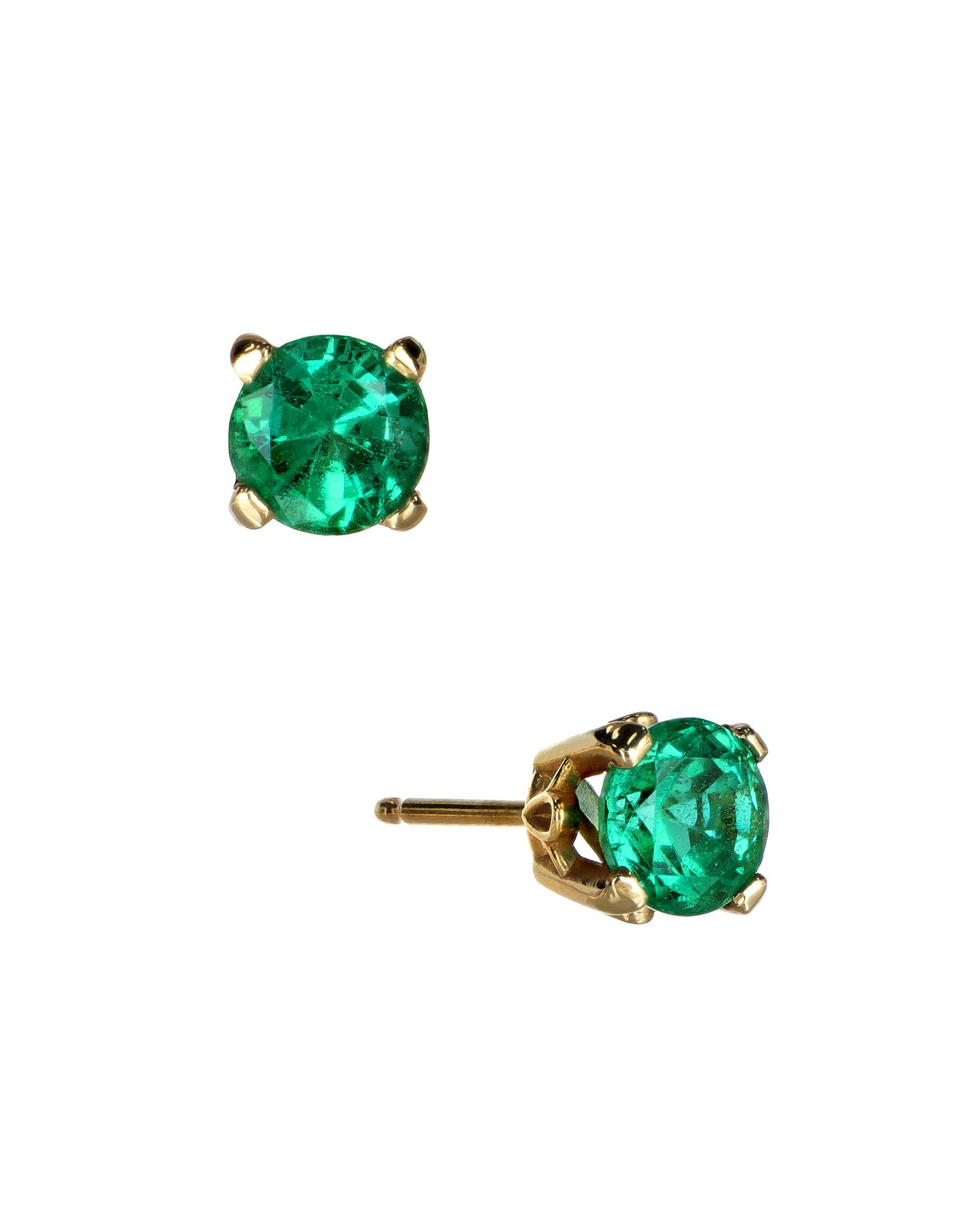 Emerald Stud Earrings