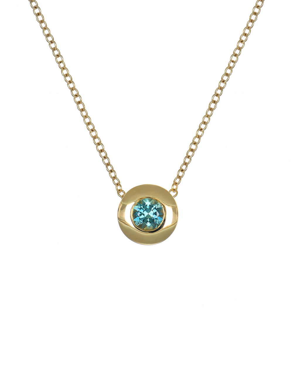 Montana Sapphire Slide Pendant