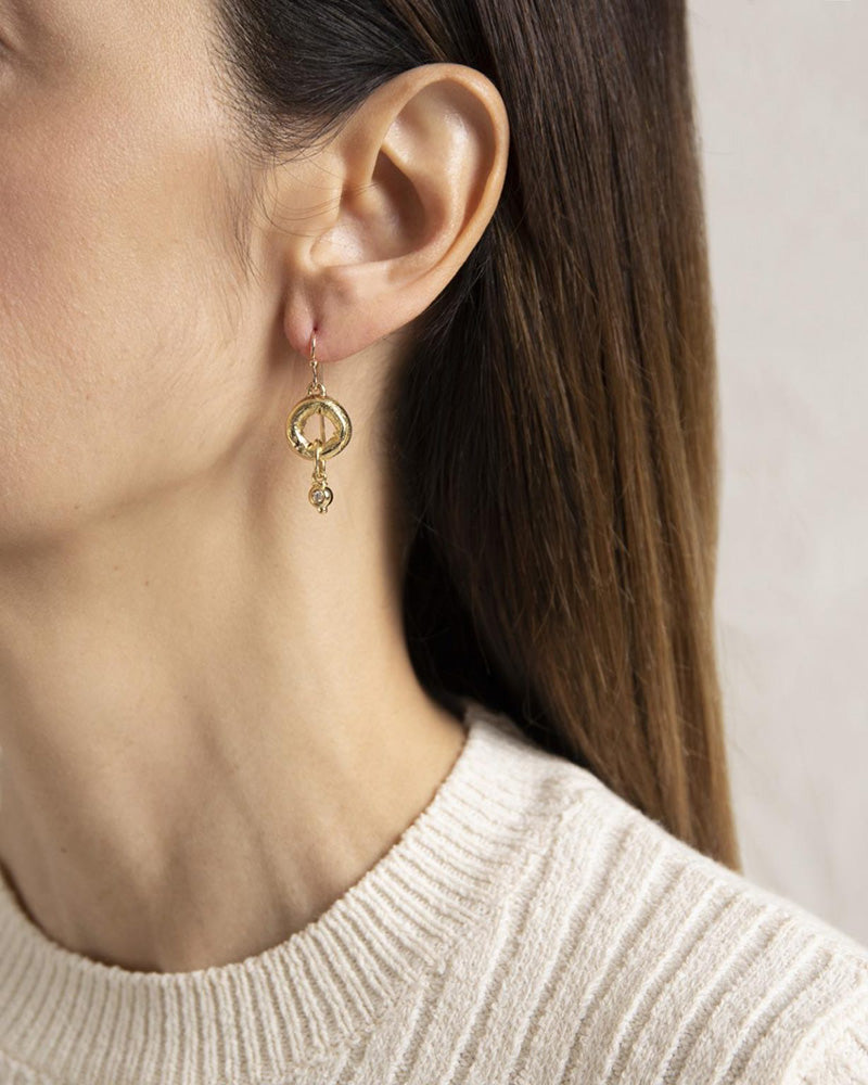 Gold Drop earrings