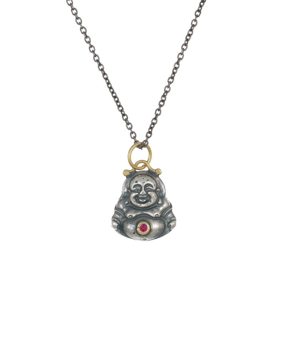 Gold and silver Buddha Pendant
