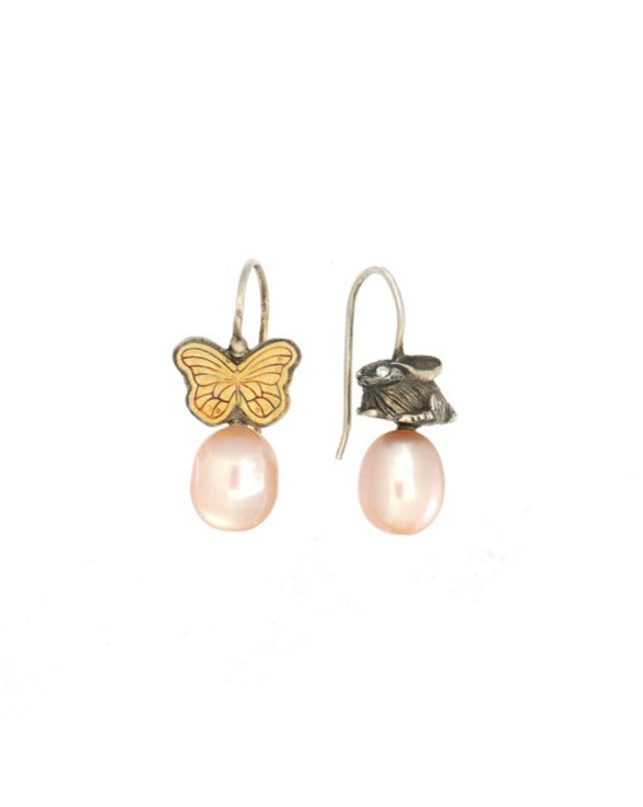 Rabbit & Butterfly Earrings