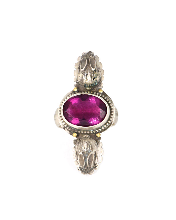 Follow the Rabbit Amethyst Ring