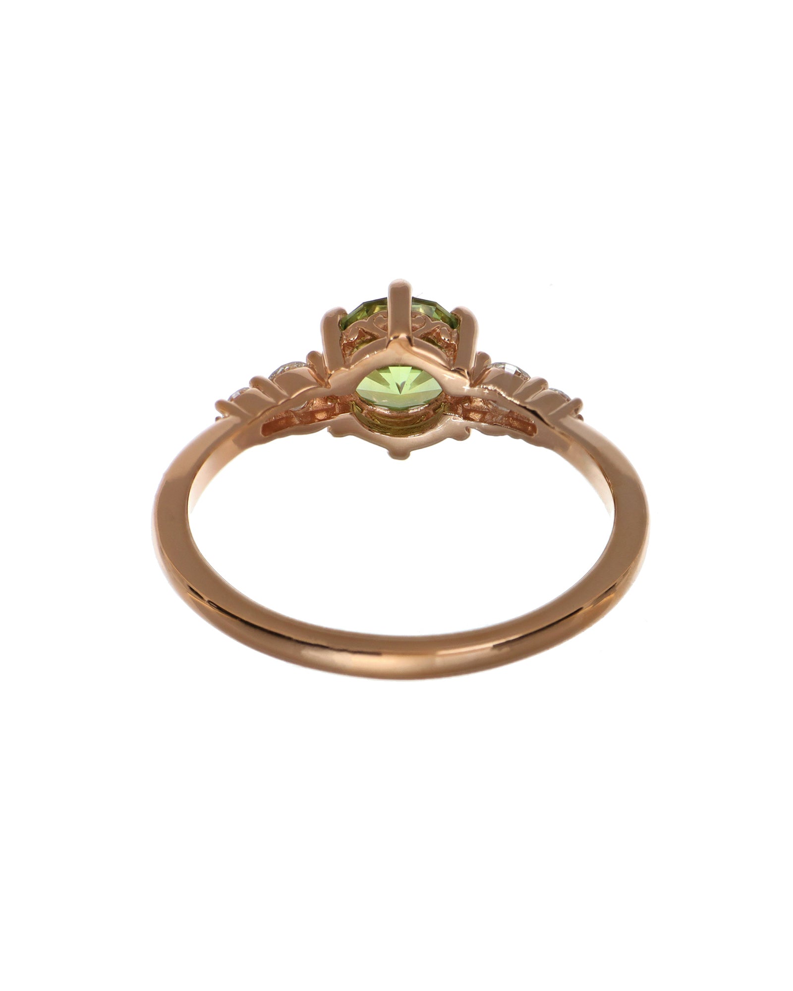 Green Montana Sapphire Ring