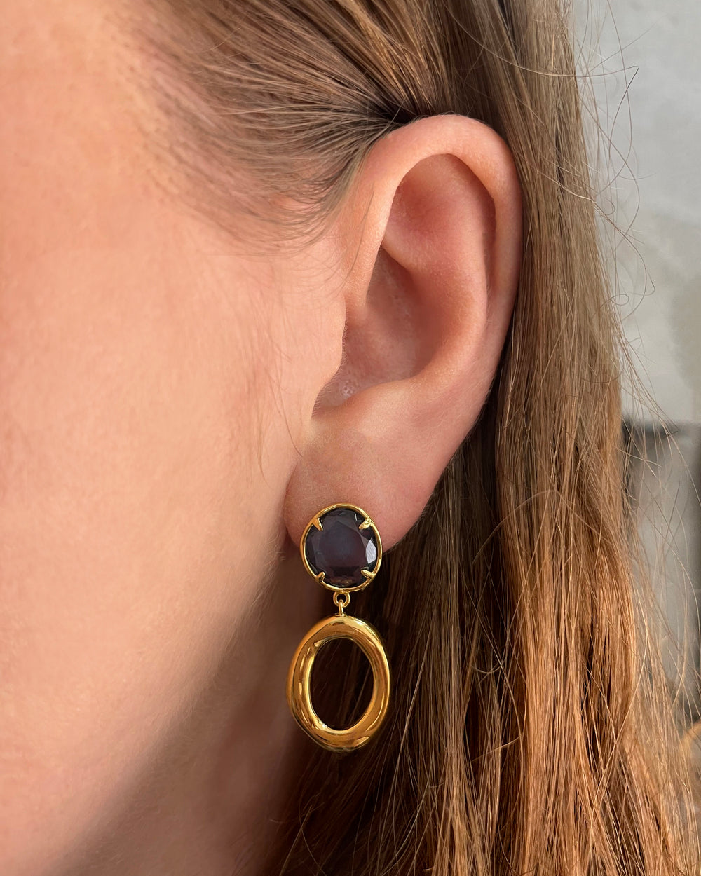 Blue Topaz Earrings