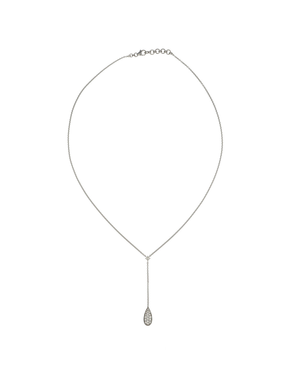 Pave Drop Necklace