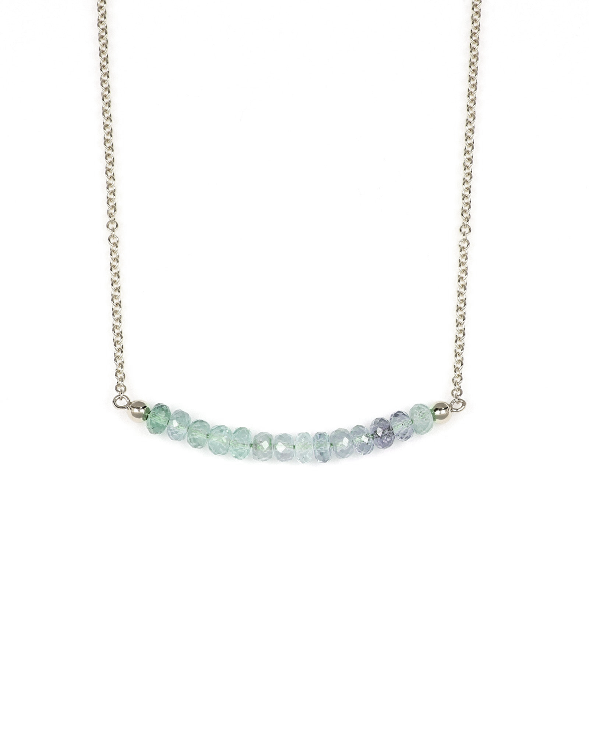 You're The Designer! Montana Sapphire Bead Necklace
