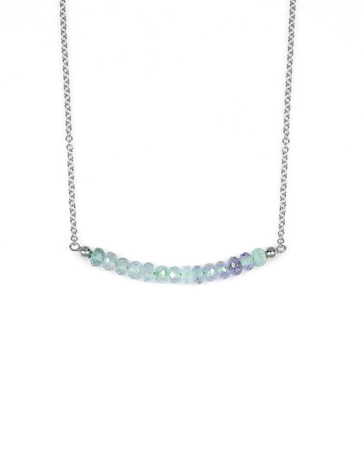 You're The Designer! Montana Sapphire Bead Necklace