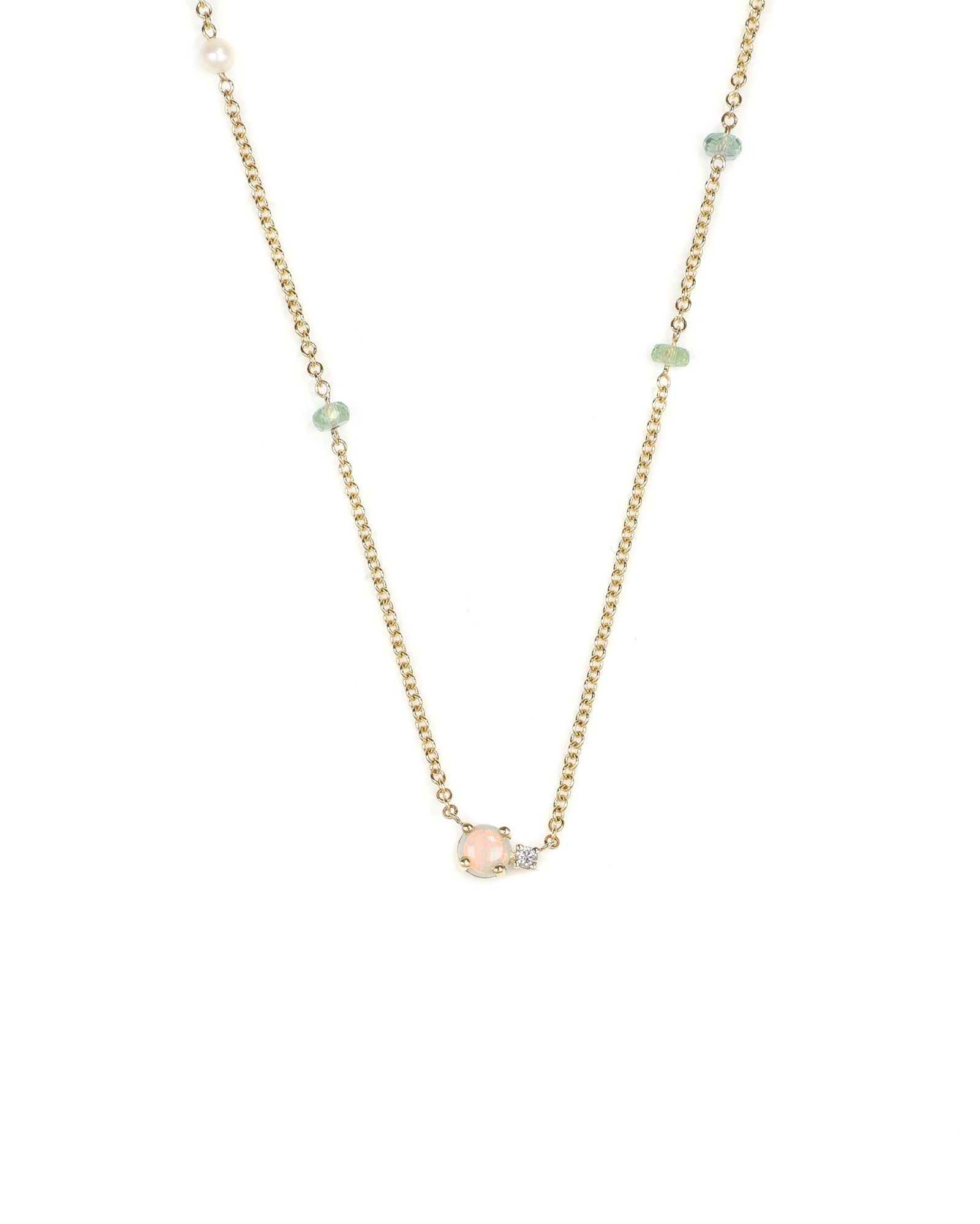 Montana Sapphire Constellation Necklace