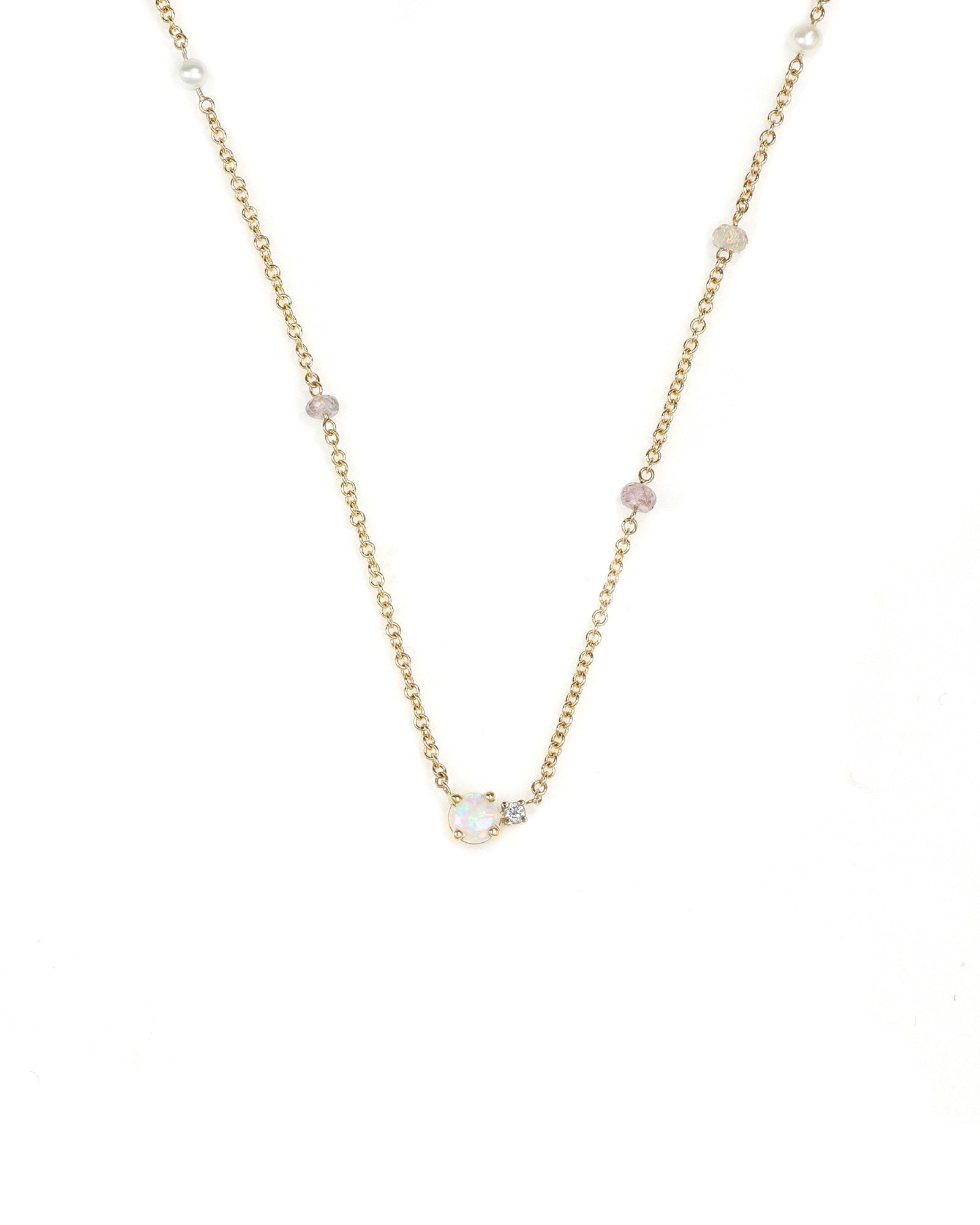 Montana Sapphire Constellation Necklace