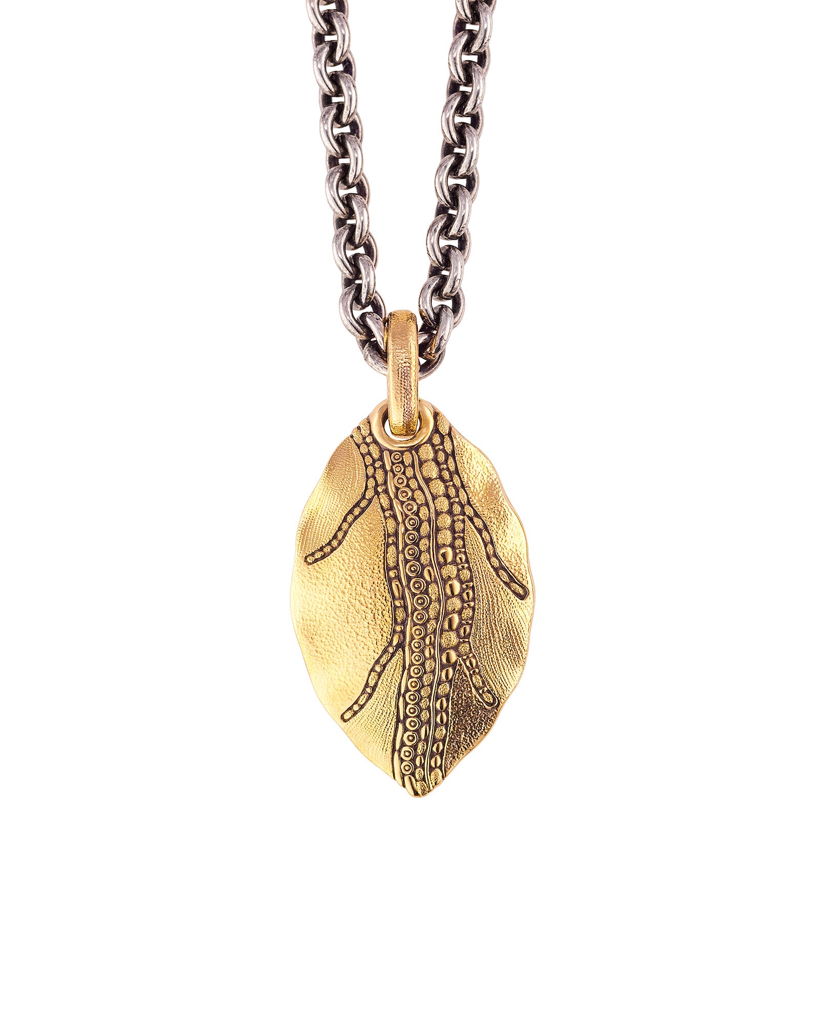 Gold Leaf Pendant