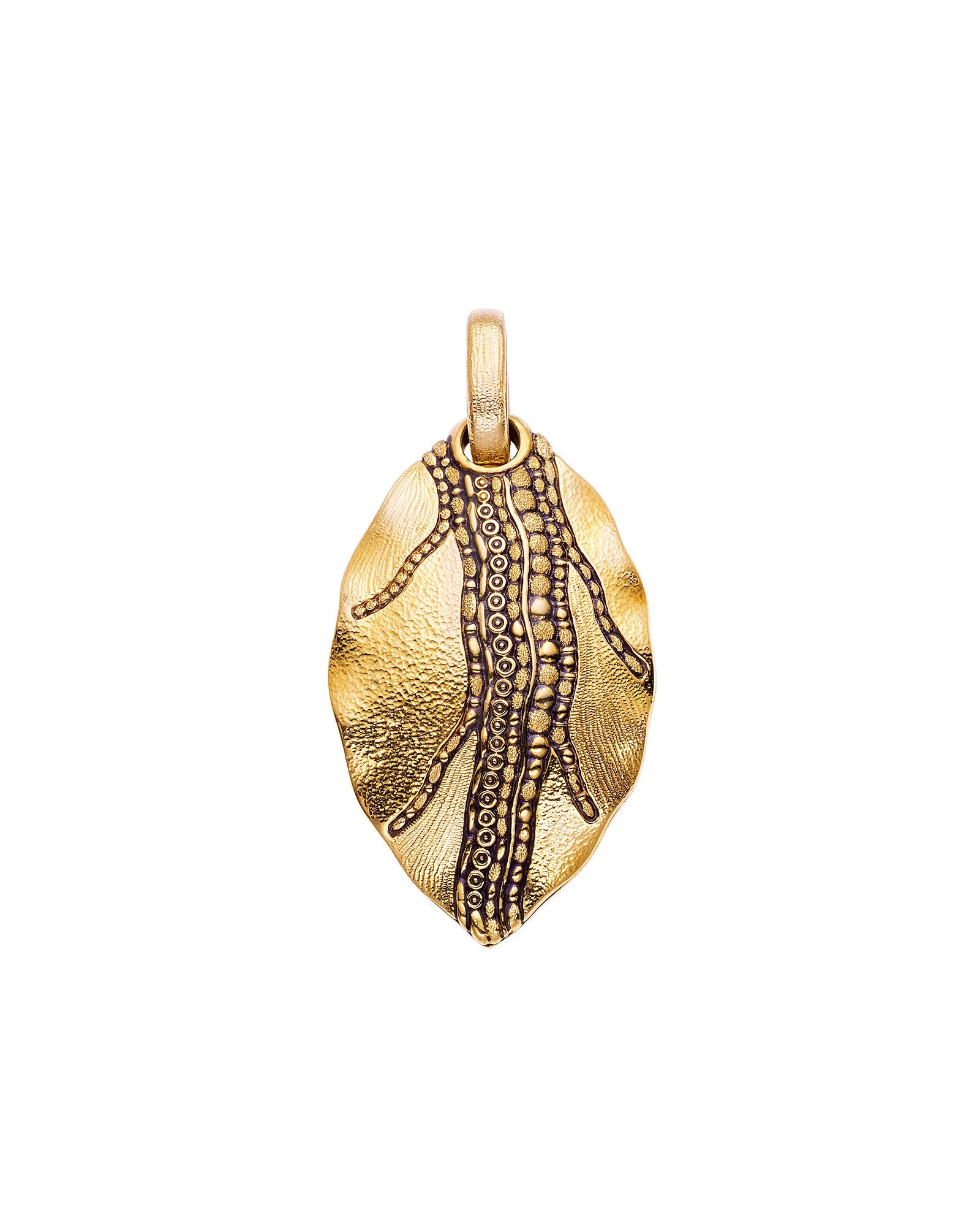 Gold Leaf Pendant